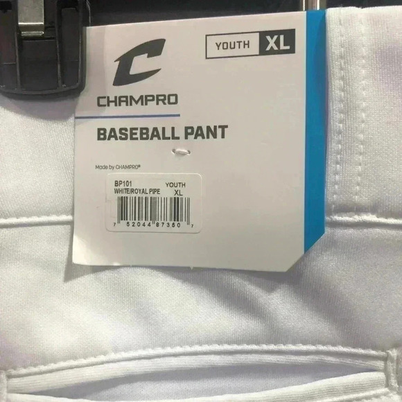 Champro Triple Crown Knicker Premium Baseball Pants,soil release, grip waist - Picture 2 of 10